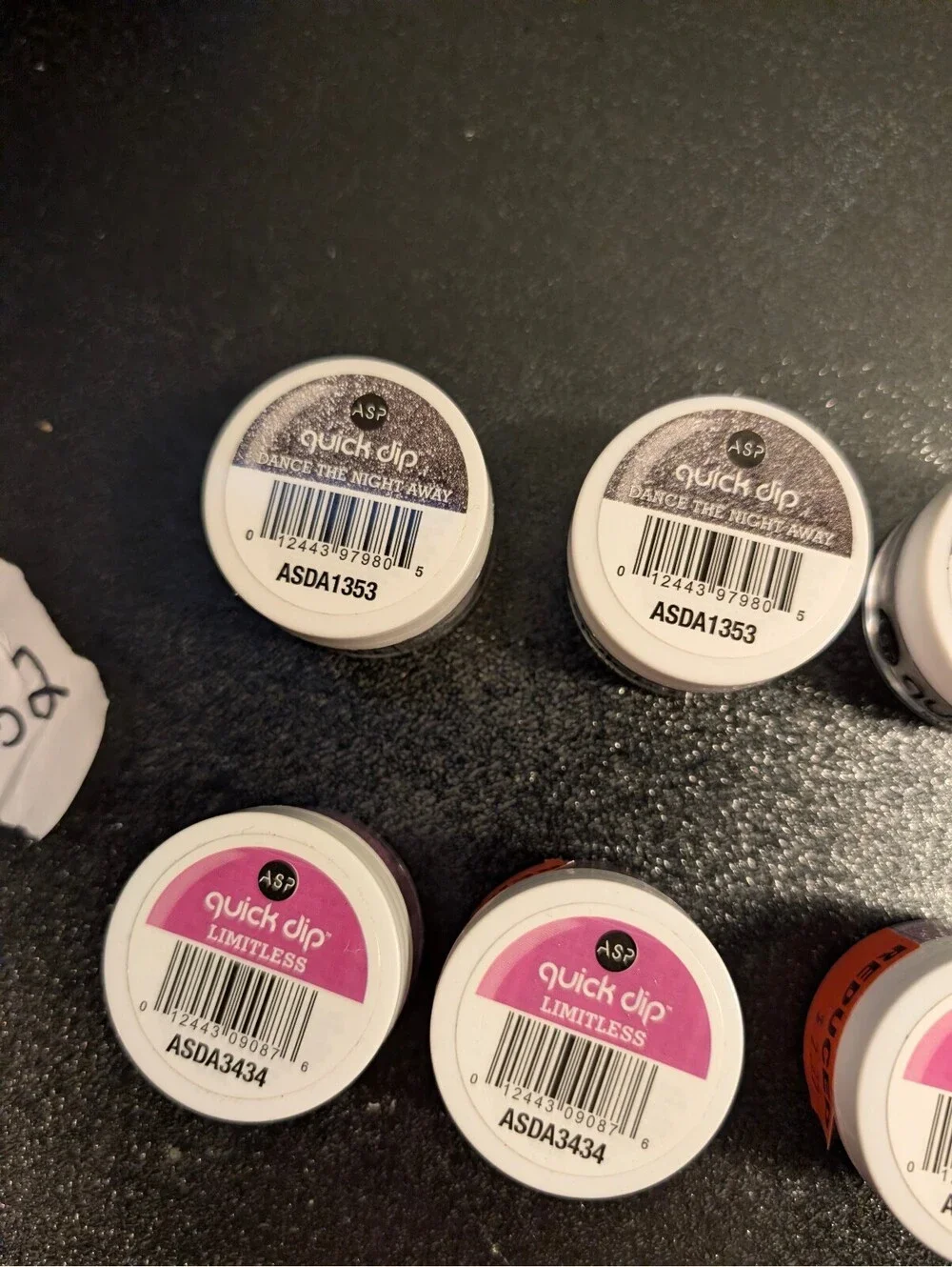 ASP Quick Dip Acrylic Nail Powder Lot | 8 Jars - Dance The Night Away Limitless